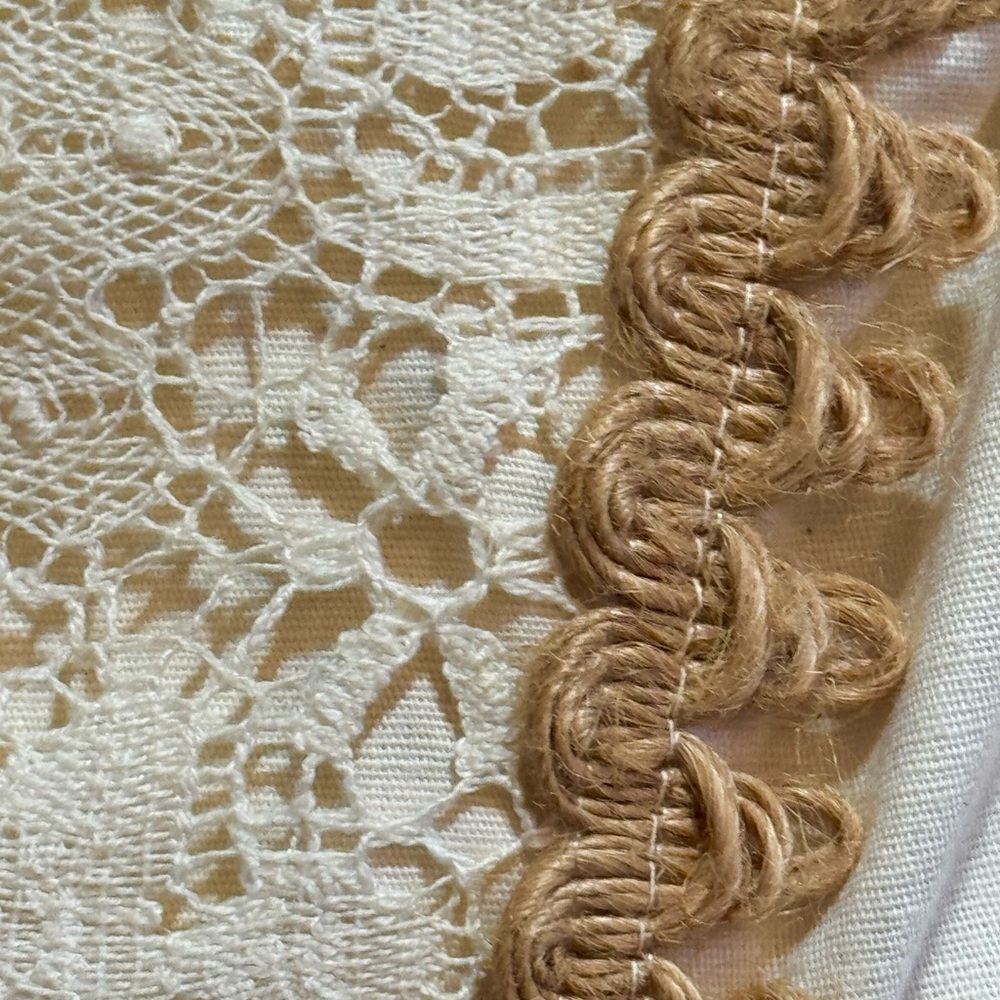 Vintage 1970s Gunne Sax Maxi Dress Size 7 Lace Ruffle Rare w/ Original 70s Photo - Picture 5 of 14